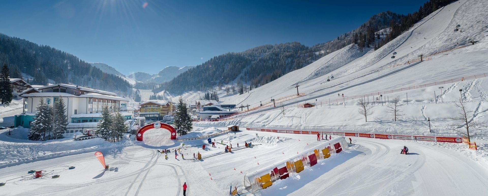 Top location ski vacation Flachau Zauchensee